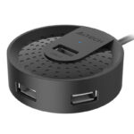 HUB 20 BK HUB USB A4Tech USB 2.0 X 4 cablu 1.5 M Avicena