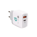 SPAR DUOQ 01 01 INCARCATOR retea SPACER Quick Charge 18W, USB Type-C Avicena